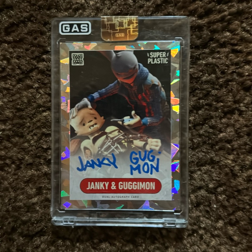 G.A.S Trading Cards - Janky & Guggiimon hollow signature!